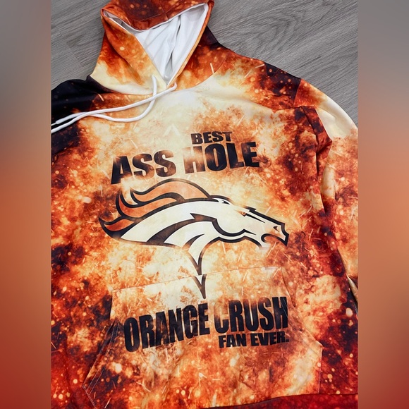 Set of 2 NFL - Funny Carolina Panthers & Denver Bronco Long Sleeve Mens Shirts - Picture 12 of 15